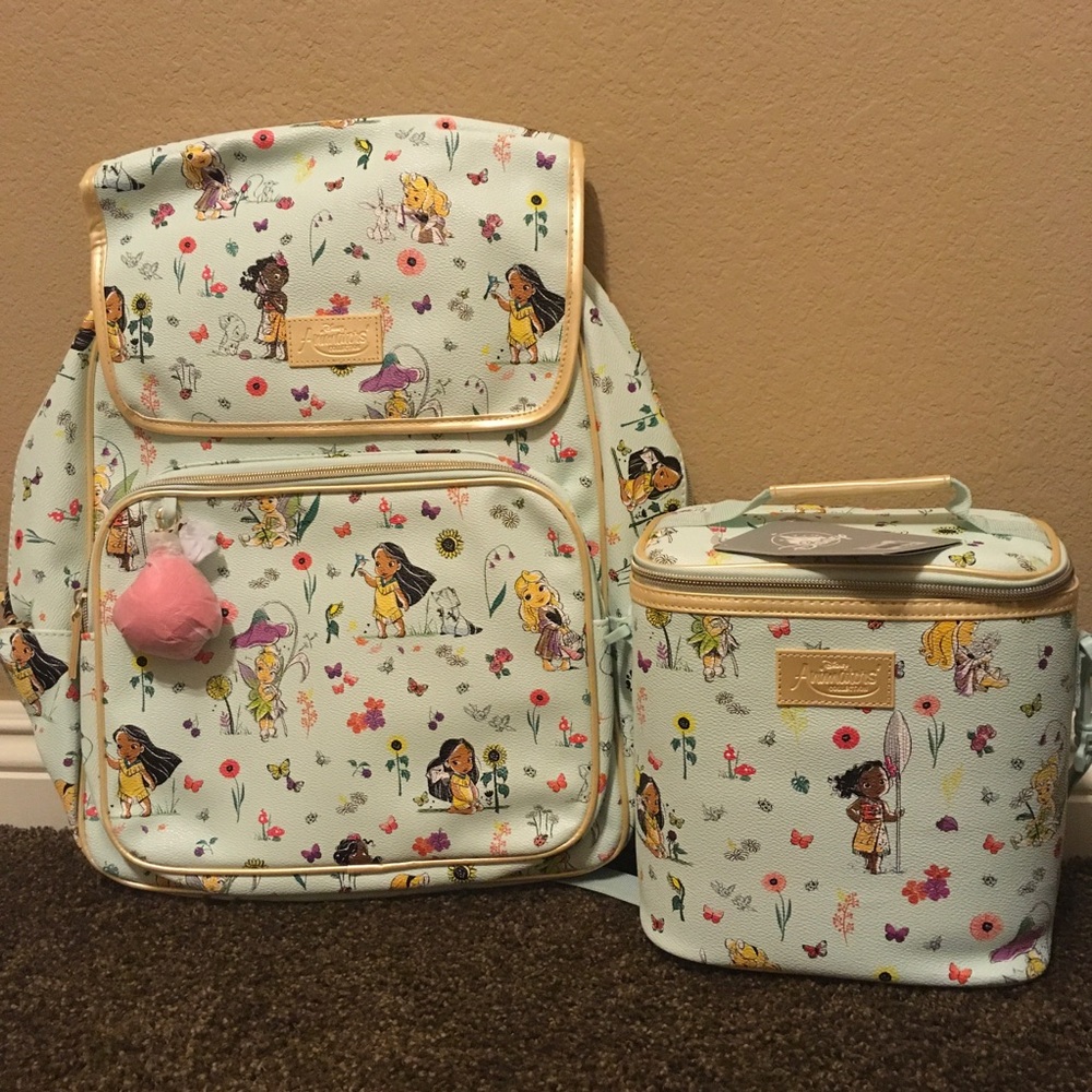 Disney Animations Backpack and lunch bag set